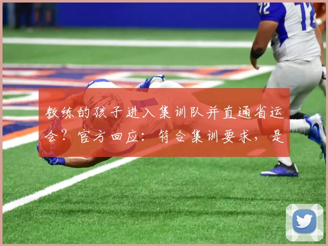教练的孩子进入集训队并直通省运会?官方回应:符合集训要求,是特殊打法,有培养前途